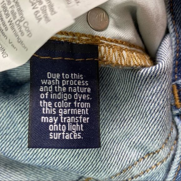 Madewell Rigid Denim A-Line Mini Raw Hem Skirt 27 - Picture 7 of 11